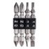 4pc 65mm Double End Bit Set Pz/ph/sl